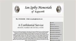 Desktop Screenshot of ianspiby-memorials.com