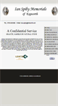Mobile Screenshot of ianspiby-memorials.com