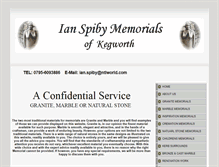 Tablet Screenshot of ianspiby-memorials.com